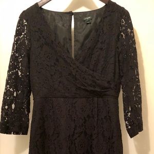 Black Lace J. Crew Dress